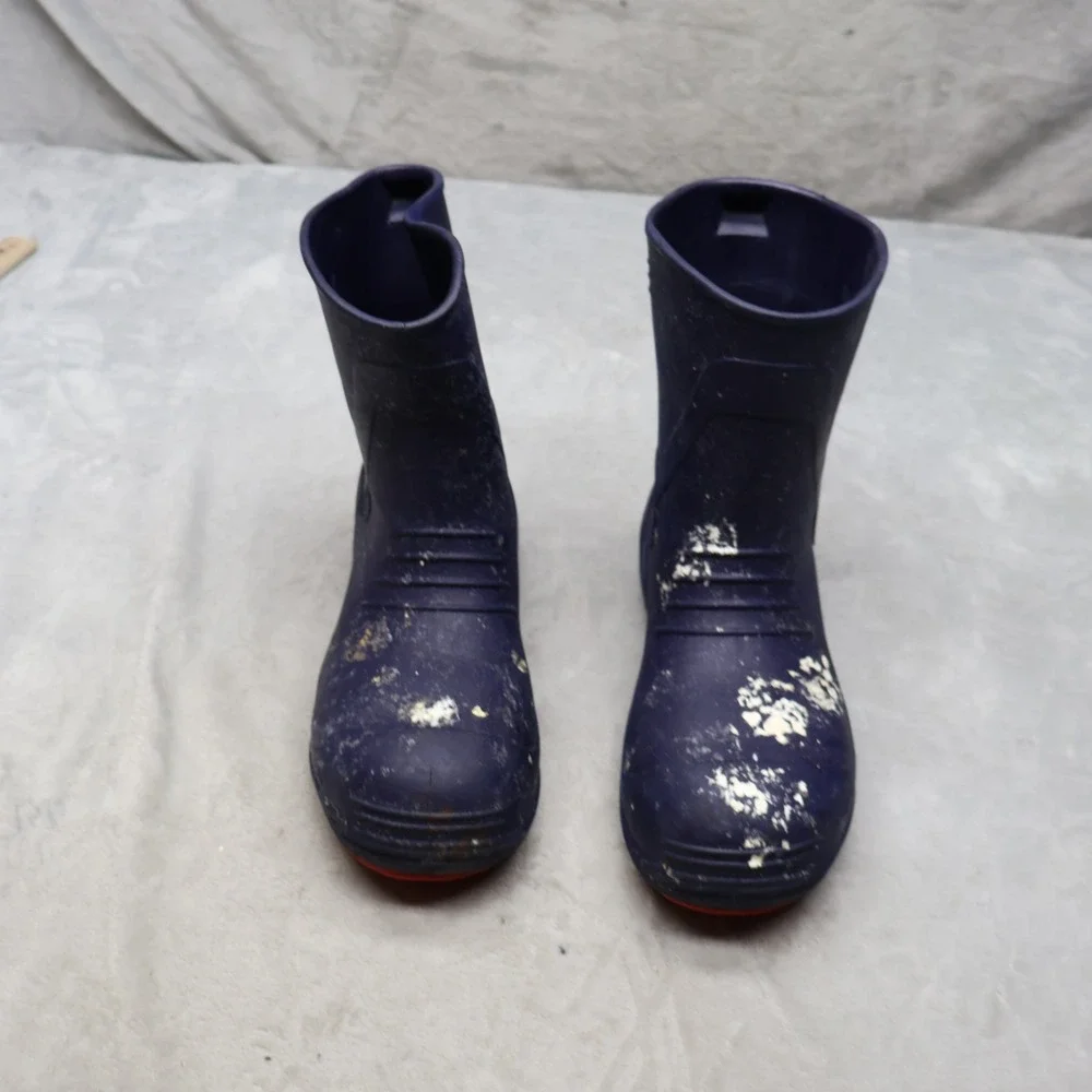 Tingley Flite Unisex M10 W12 Work Boots Blue Rubber Composite Toe 26256 READ